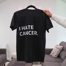 Load image into Gallery viewer, I Hate Cancer T-Shirt: Pink, Sand &amp; Black Colors!