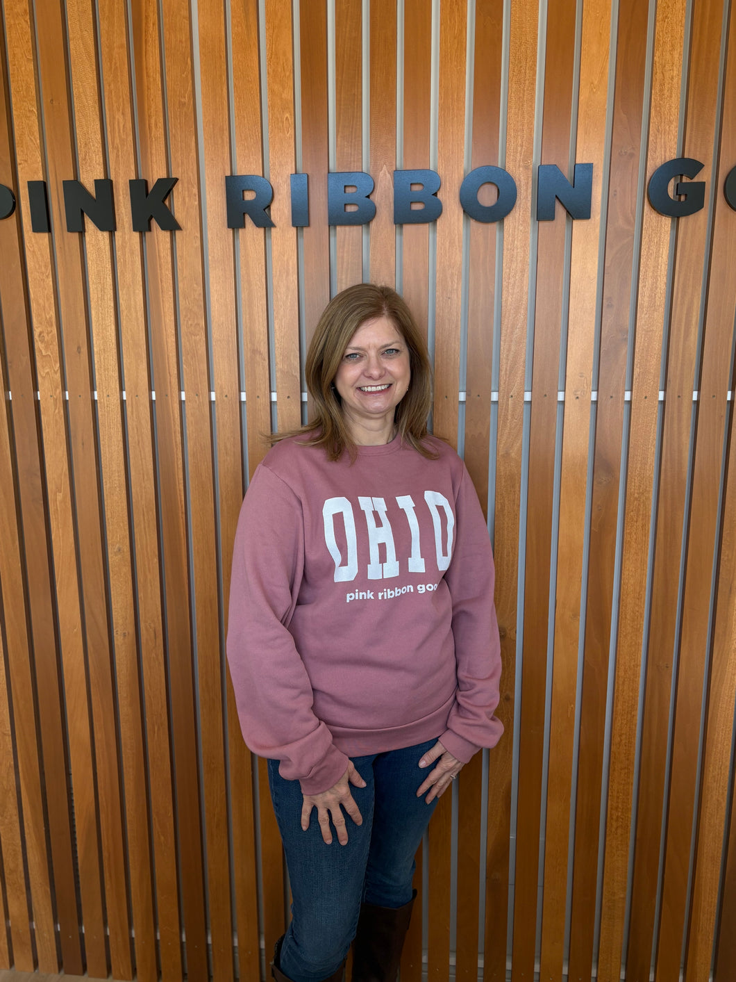 Ohio Pink Ribbon Good Sweatshirt