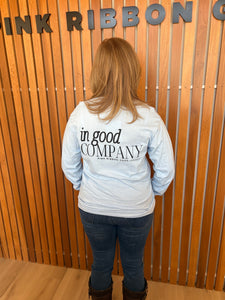 In Good Company Long Sleeve-Light Blue