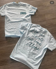 Load image into Gallery viewer, No One Travels Script T-Shirt: Pink &amp; Teal Colors!