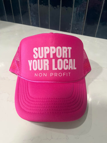 Support Your Local Hat in Pink